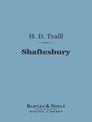 cover image of Shaftesbury (Barnes & Noble Digital Library)
